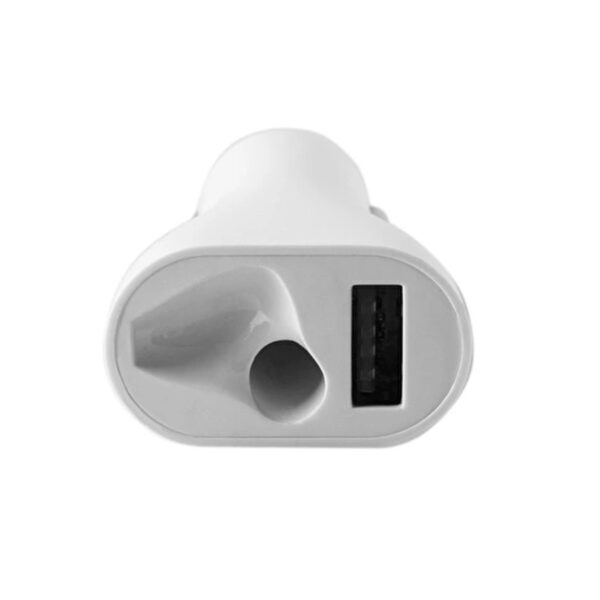 Adaptor USB Auto cu Casca Bluetooth Inclusa, Alb